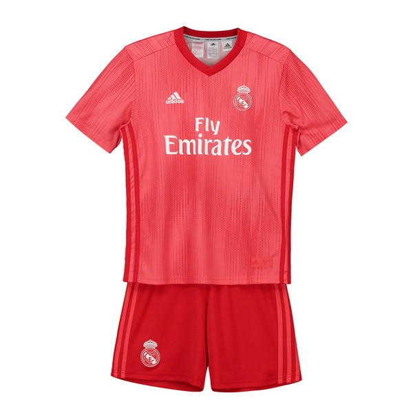 Camiseta Real Madrid Replica Tercera Ropa Niños 2018/19 Rojo